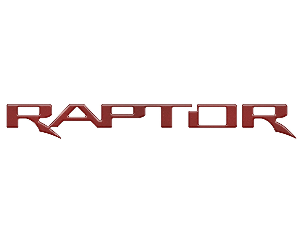 Raptor Tailgate Letter Inserts Fits 2017-2024 Ford F-150 Raptor