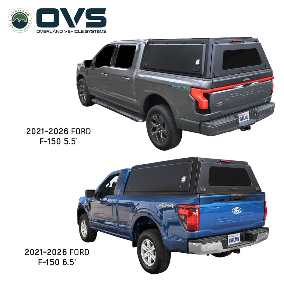 OVS Expedition PRO truck cap on a 2021-2027 Ford F-150 - view 2