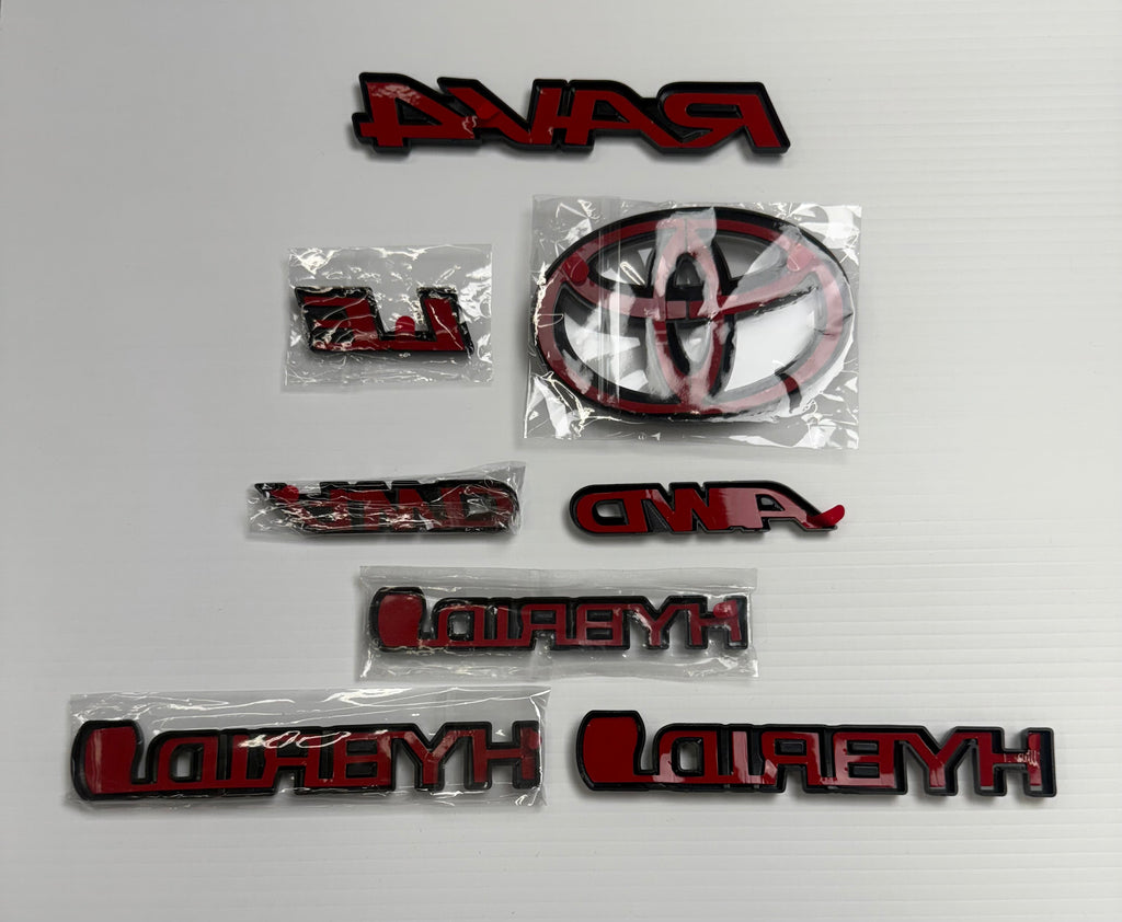 Plastic Overlays for 2019-24 Rav4