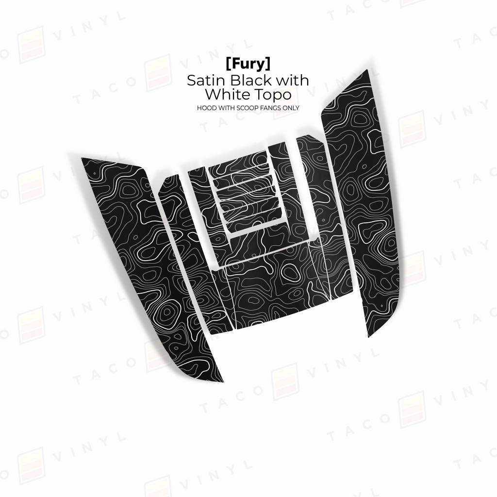 2024+ Tacoma/2025+ 4Runner Fury Hood Scoop Stamp