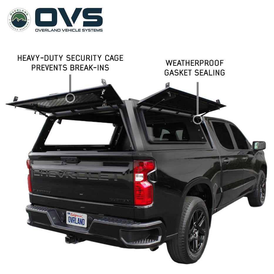 OVS Expedition PRO truck cap on a 2019-2027 Chevy Silverado / GMC Sierra 1500 - view 2