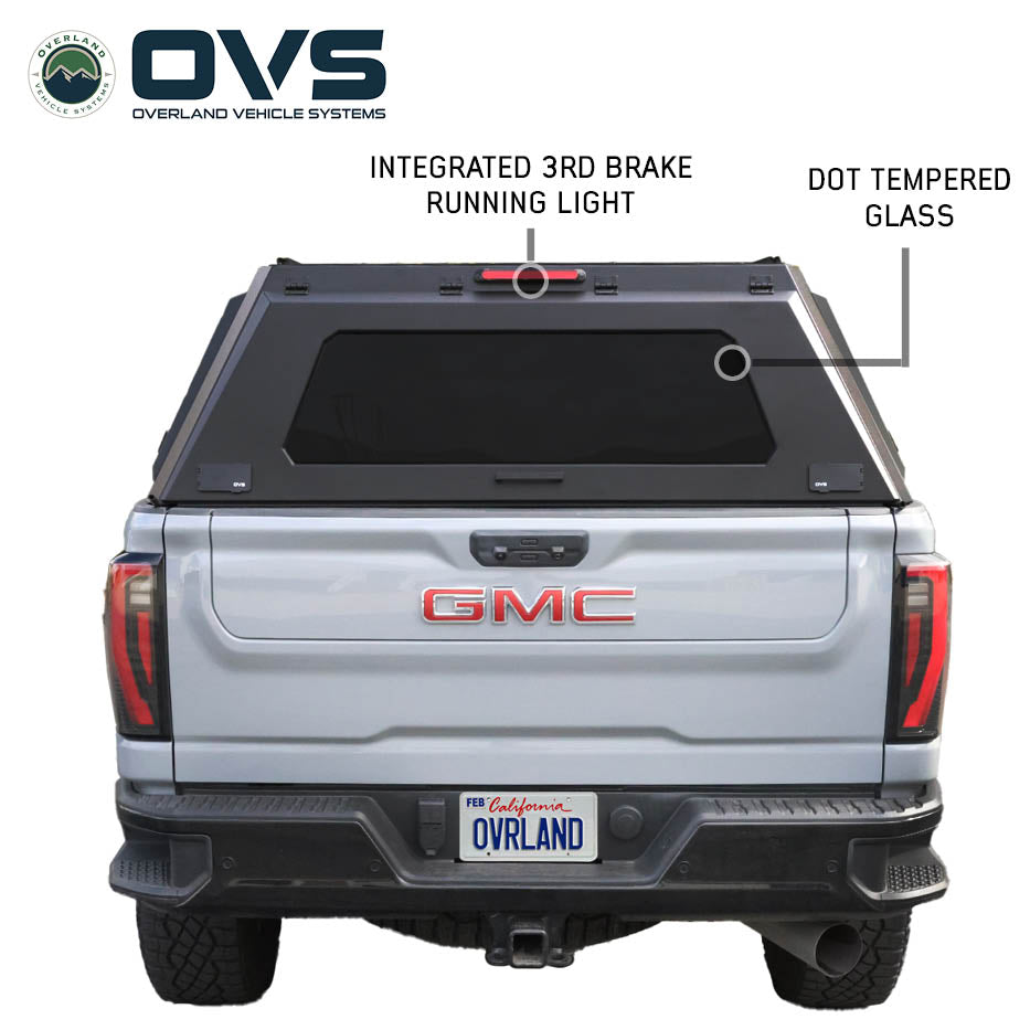 OVS Expedition PRO truck cap on a 2020-2027 Chevy Silverado / GMC Sierra 2500/3500 HD - view 3
