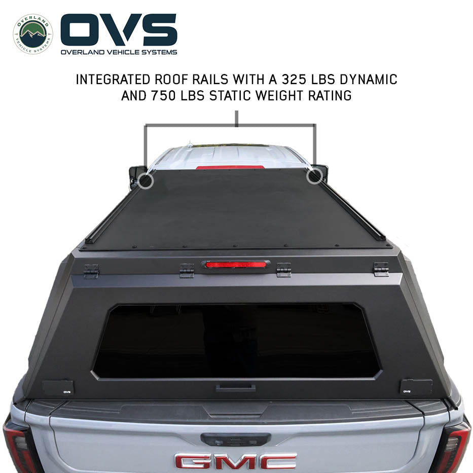 OVS Expedition PRO truck cap on a 2020-2027 Chevy Silverado / GMC Sierra 2500/3500 HD - view 6