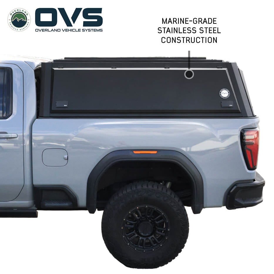 OVS Expedition PRO truck cap on a 2020-2027 Chevy Silverado / GMC Sierra 2500/3500 HD - view 8