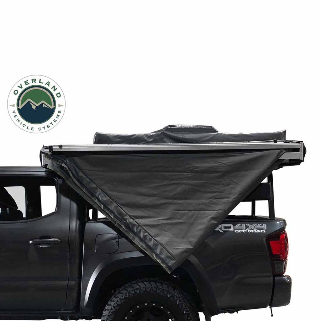HD Nomadic 180 Degree Awning - Dark Grey with Black Travel Cover Universal