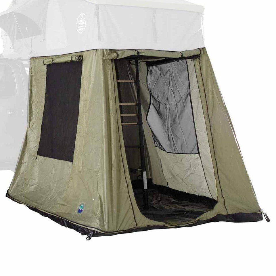Roof Top Tent Annex Green Base With Black Floor & Travel Cover