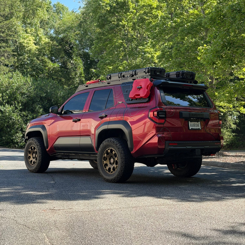 Rear three-quarter view of Toyota 4Runner with SXTH Element recovery point