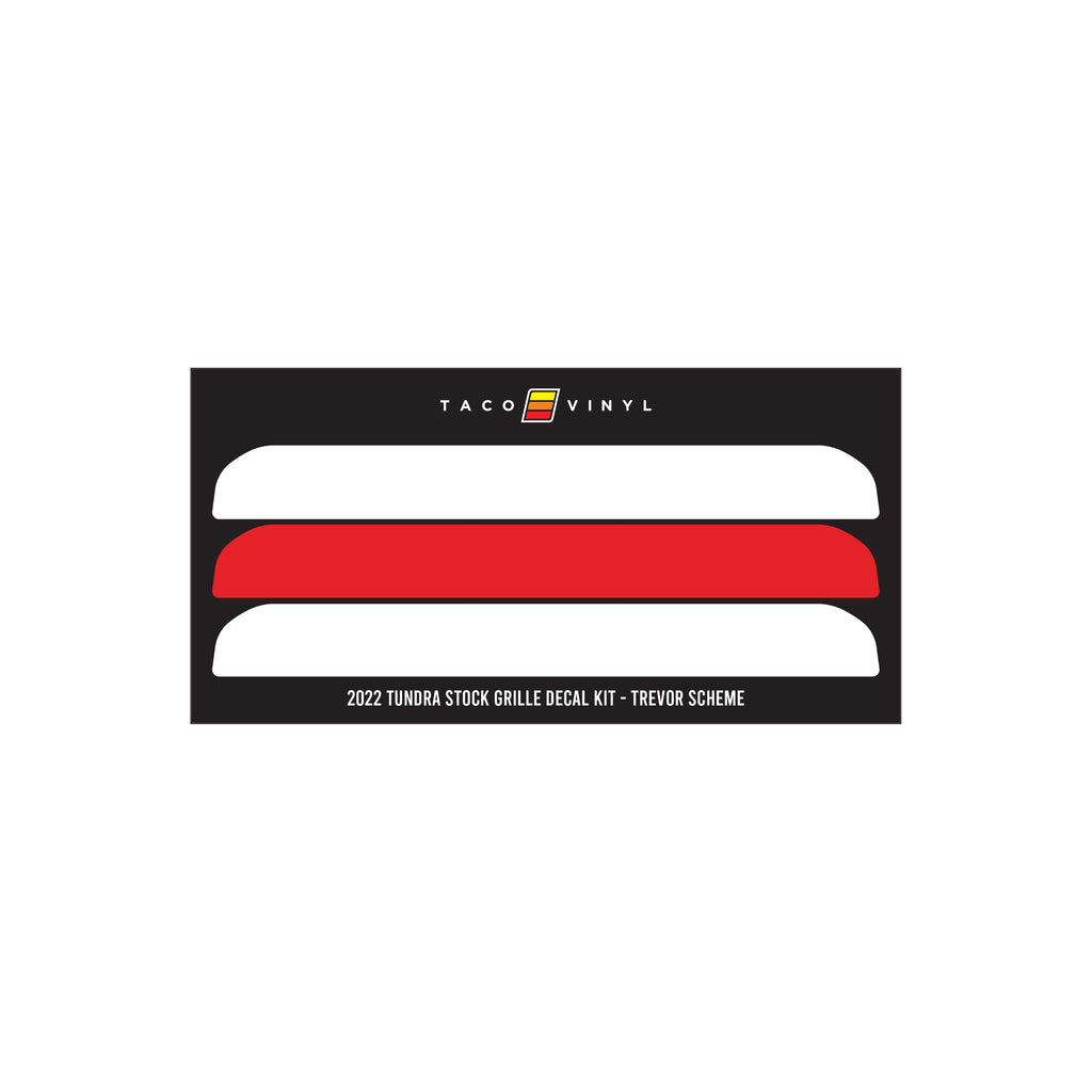 2022+ Tundra Offroad Grille Decal