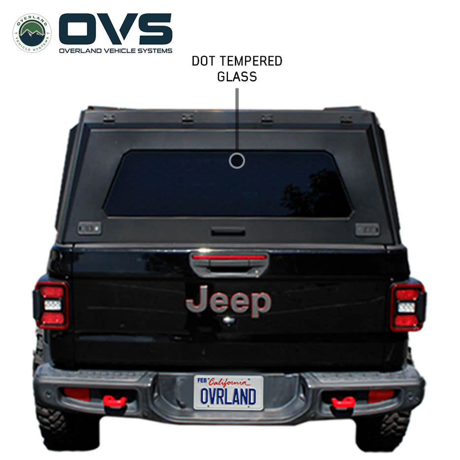OVS Expedition PRO truck cap on a 2020-2027 Jeep Gladiator - view 4