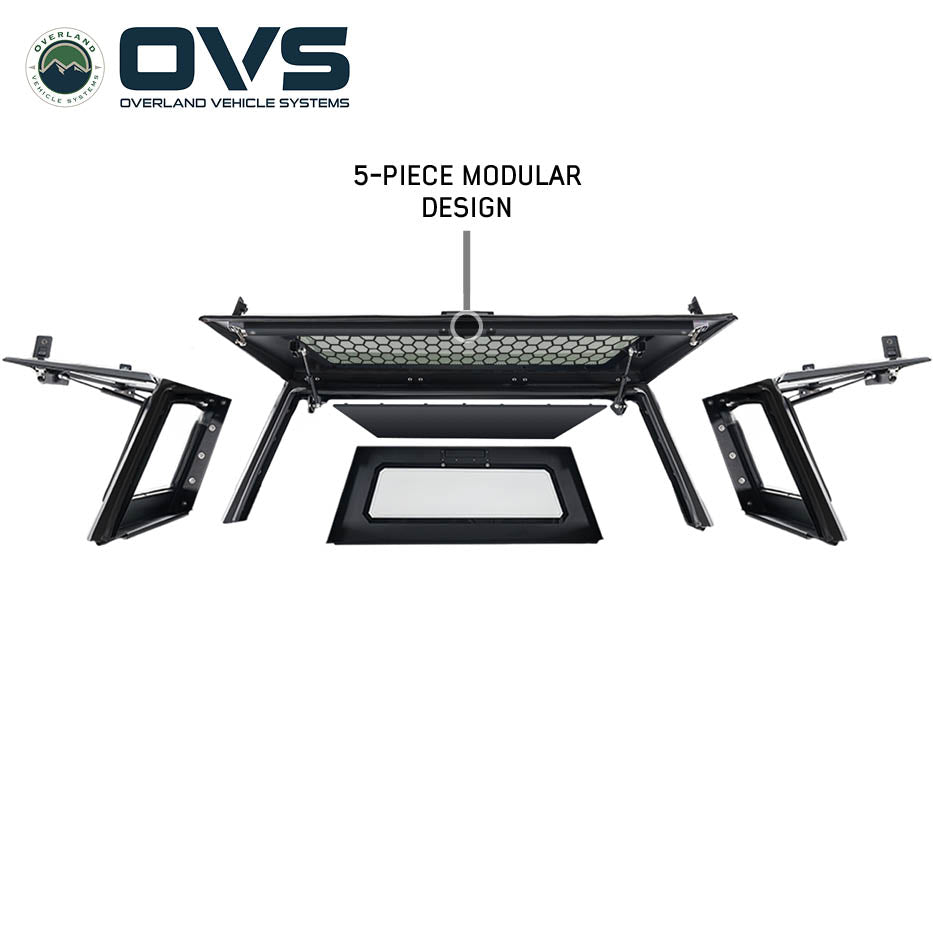 OVS Expedition PRO truck cap on a 2020-2027 Jeep Gladiator - view 9