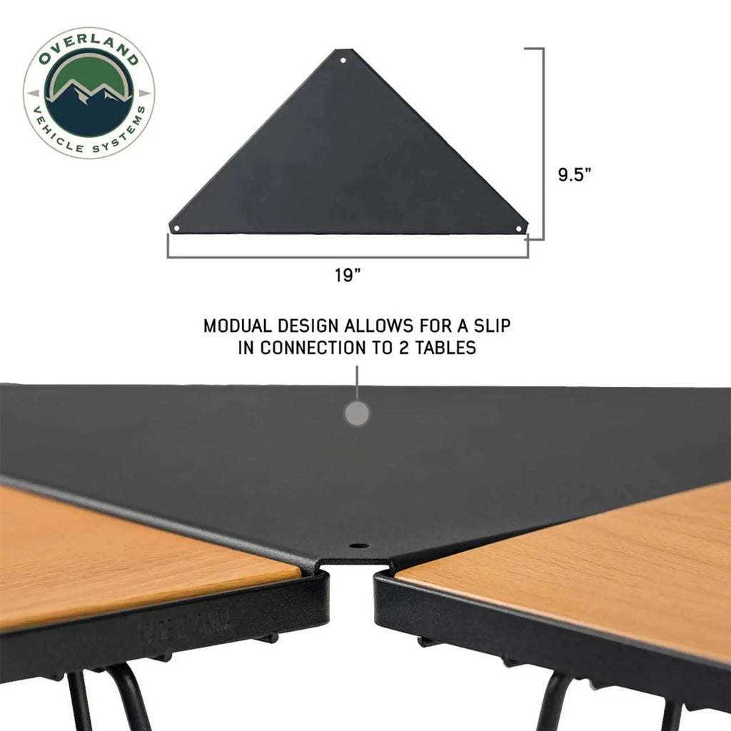 Kick It Collapsible Camp Table - Wood Base & Storage Bag