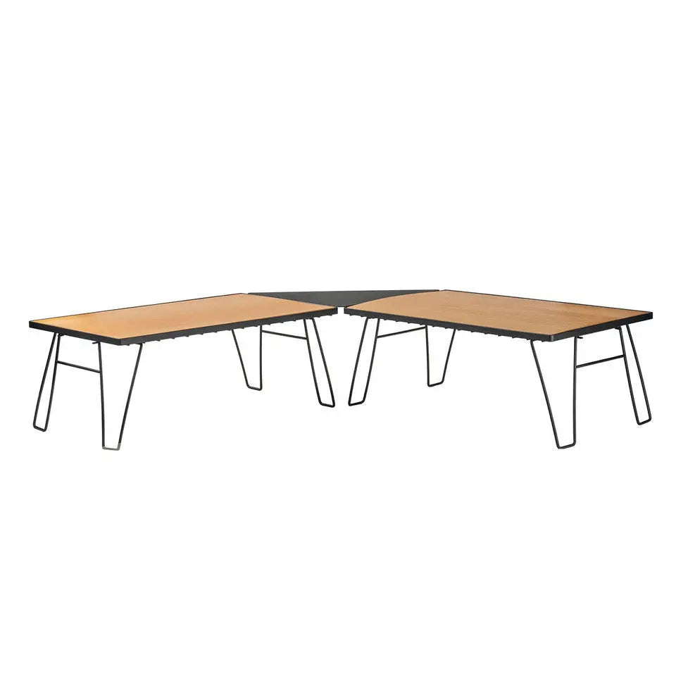 Kick It Collapsible Camp Table - Wood Base & Storage Bag