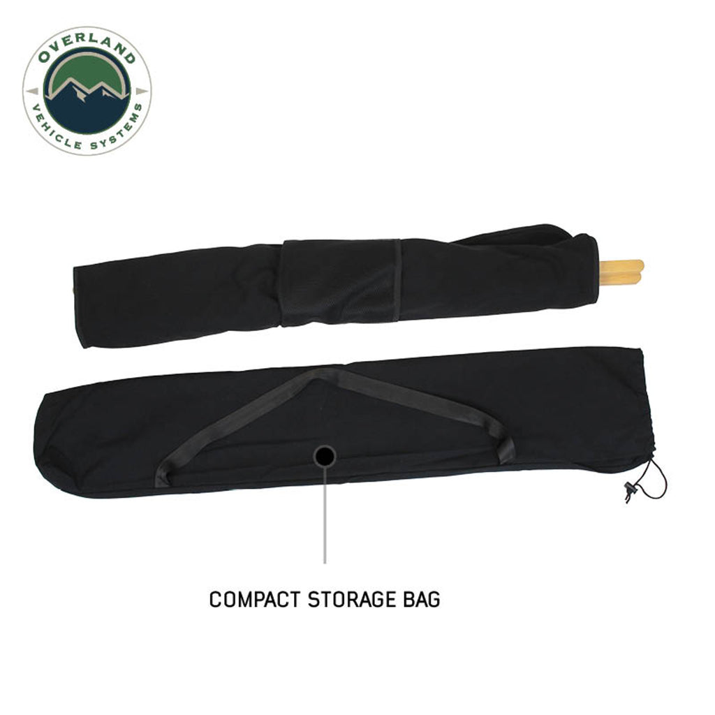 Kick It Wooden Camp Chair - Wood Base & Storage Bag