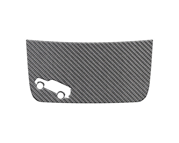 Rear Center Console Kick Plate Overlays Fits 2024-2026 Toyota Land Cruiser