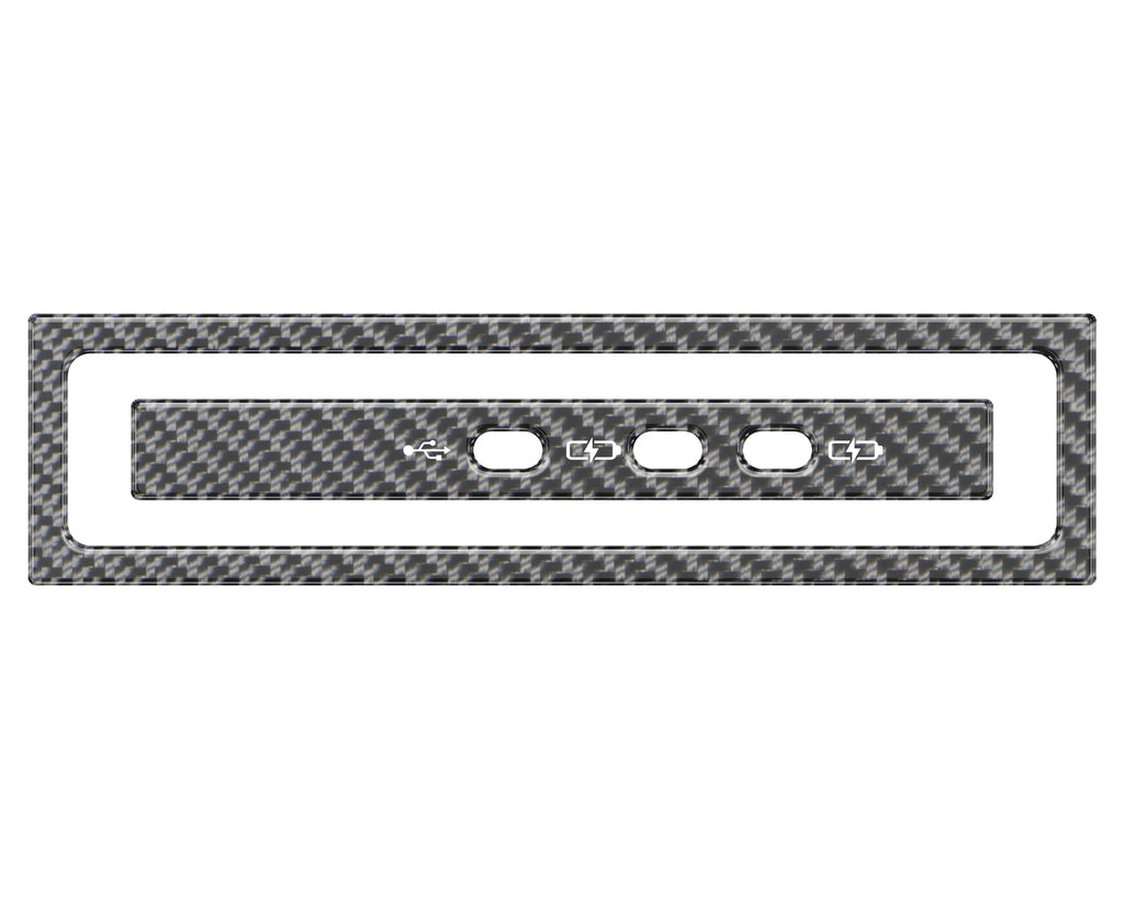 2024-2026 Toyota Land Cruiser charge port accent trim installed detail