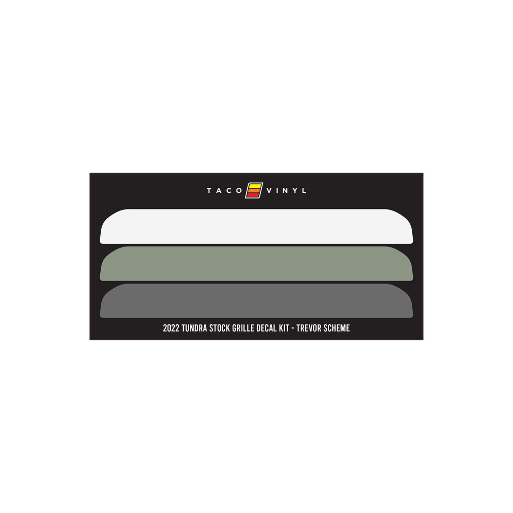 2022+ Tundra Offroad Grille Decal