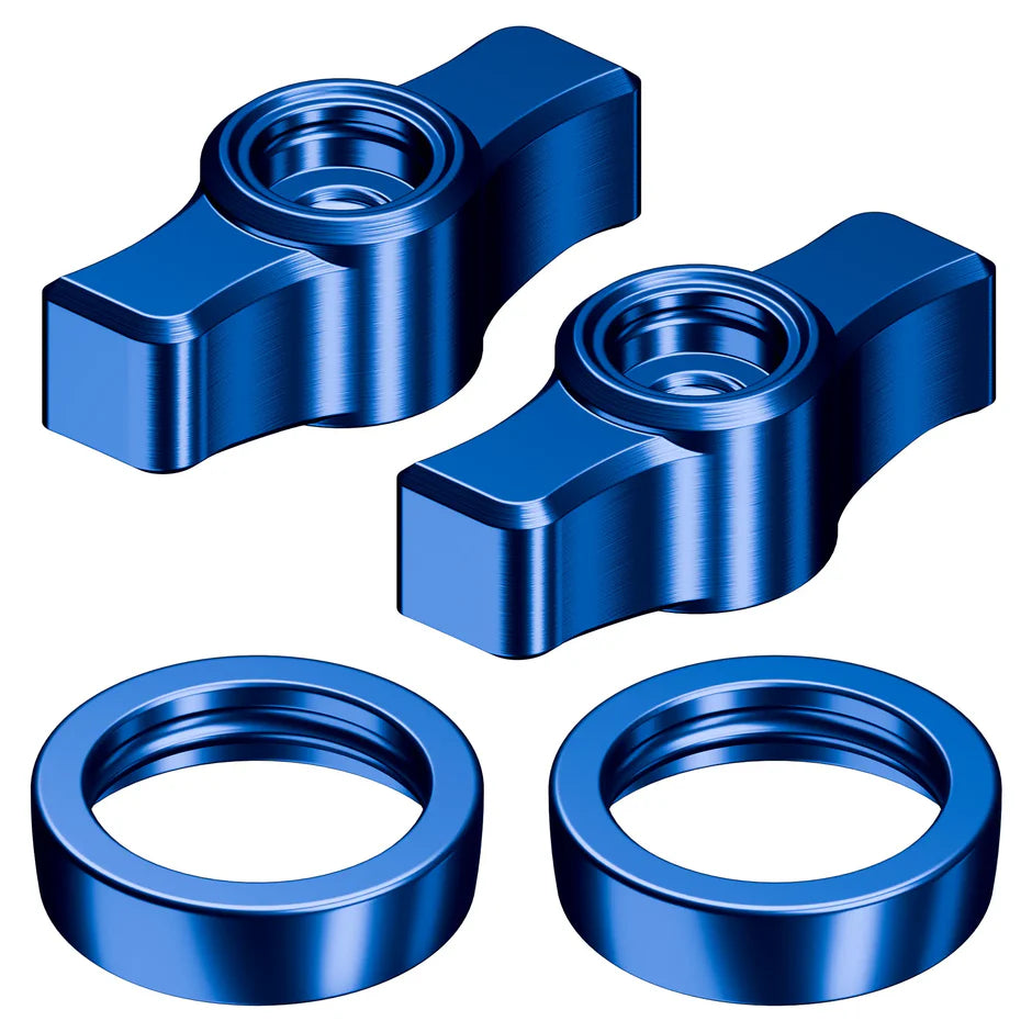 Billet Knob and Ring Accent Kits Compatible with Tackform DuraLock™ Arms Only