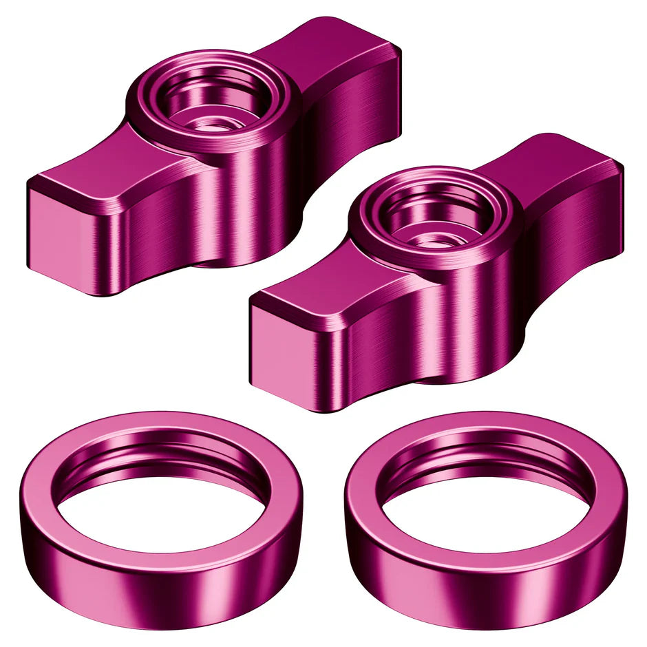 Billet Knob and Ring Accent Kits Compatible with Tackform DuraLock™ Arms Only