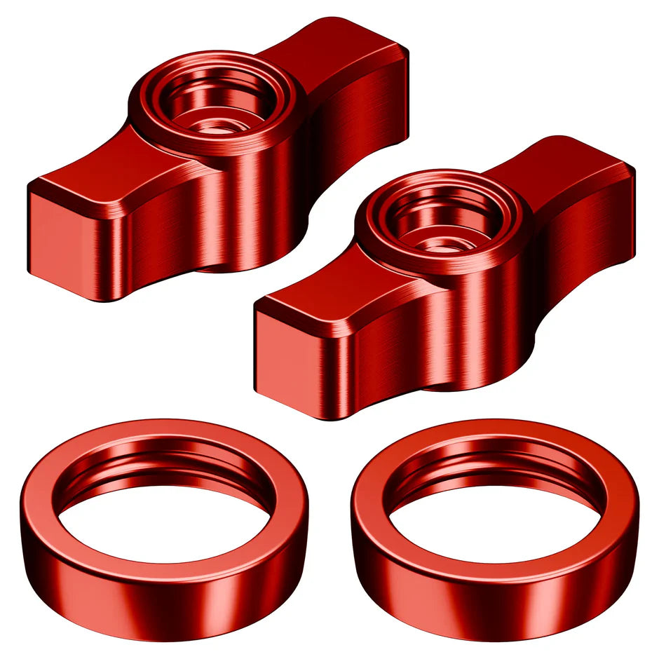 Billet Knob and Ring Accent Kits Compatible with Tackform DuraLock™ Arms Only