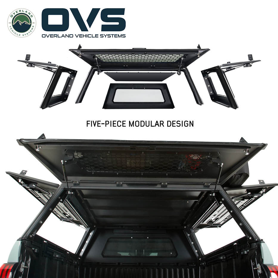 Expedition Pro+ Truck Cap w/ Full-Window Wing Doors & 3rd Brake Light | OVS