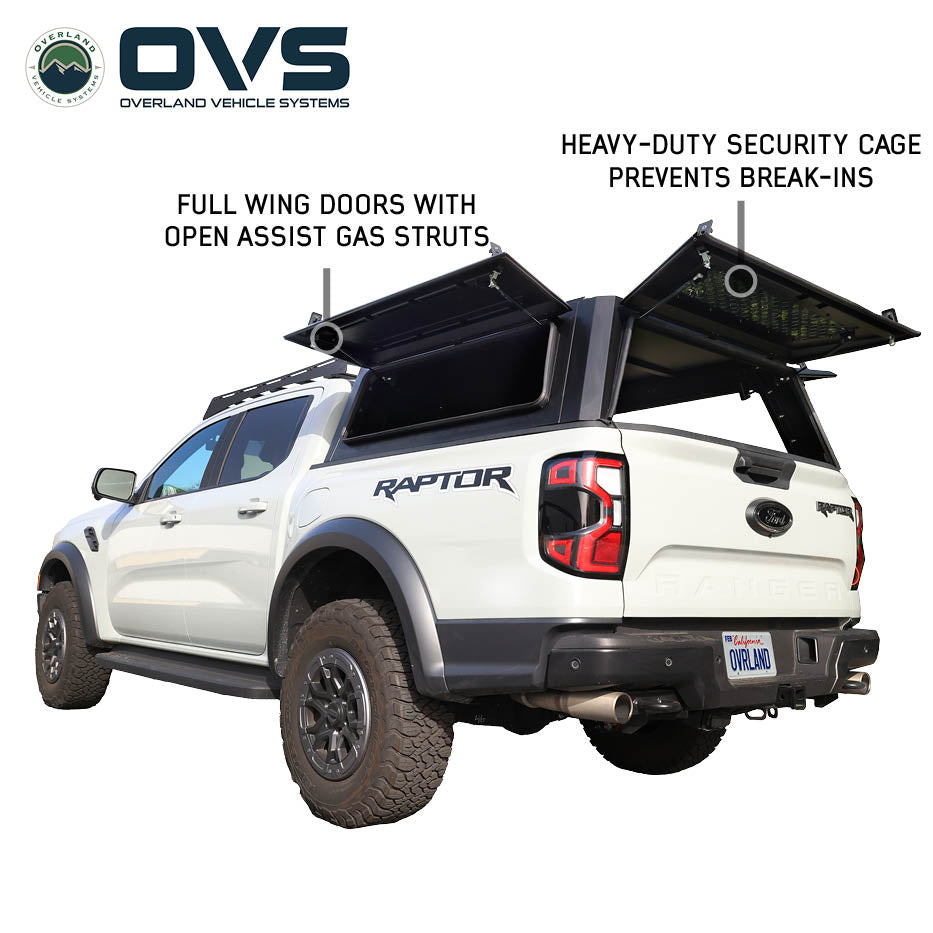 OVS Expedition PRO truck cap on a 2024-2025 Ford Ranger - view 2