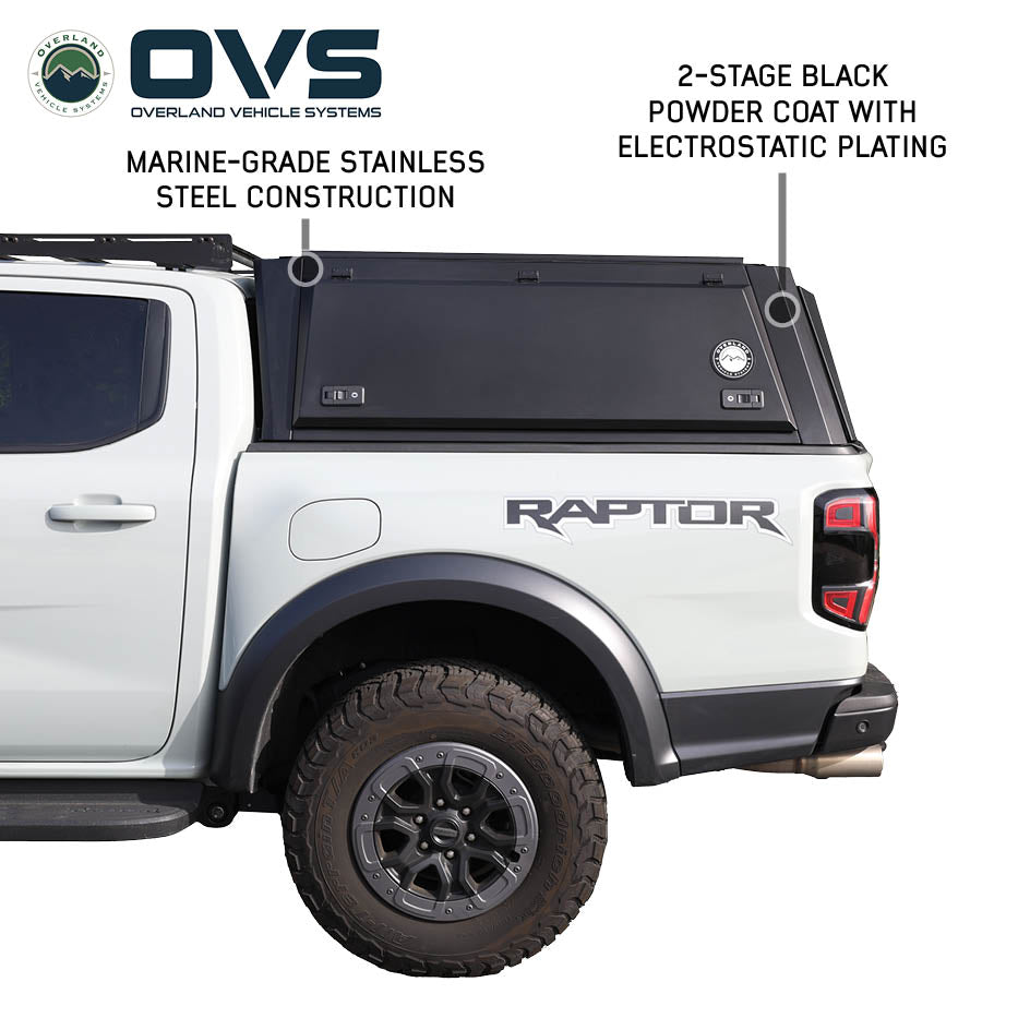 OVS Expedition PRO truck cap on a 2024-2025 Ford Ranger - view 6