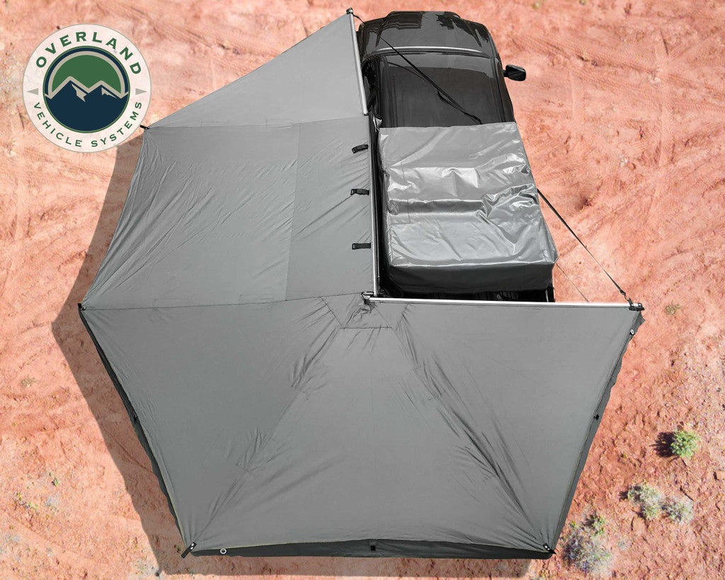 OVS Nomadic Awning 270 Dark Gray Cover With Black Cover Universal