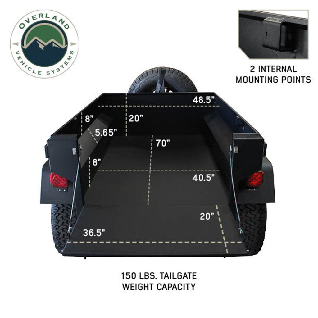 Off-Road Trailer - Military Style With Full Articulating Suspension