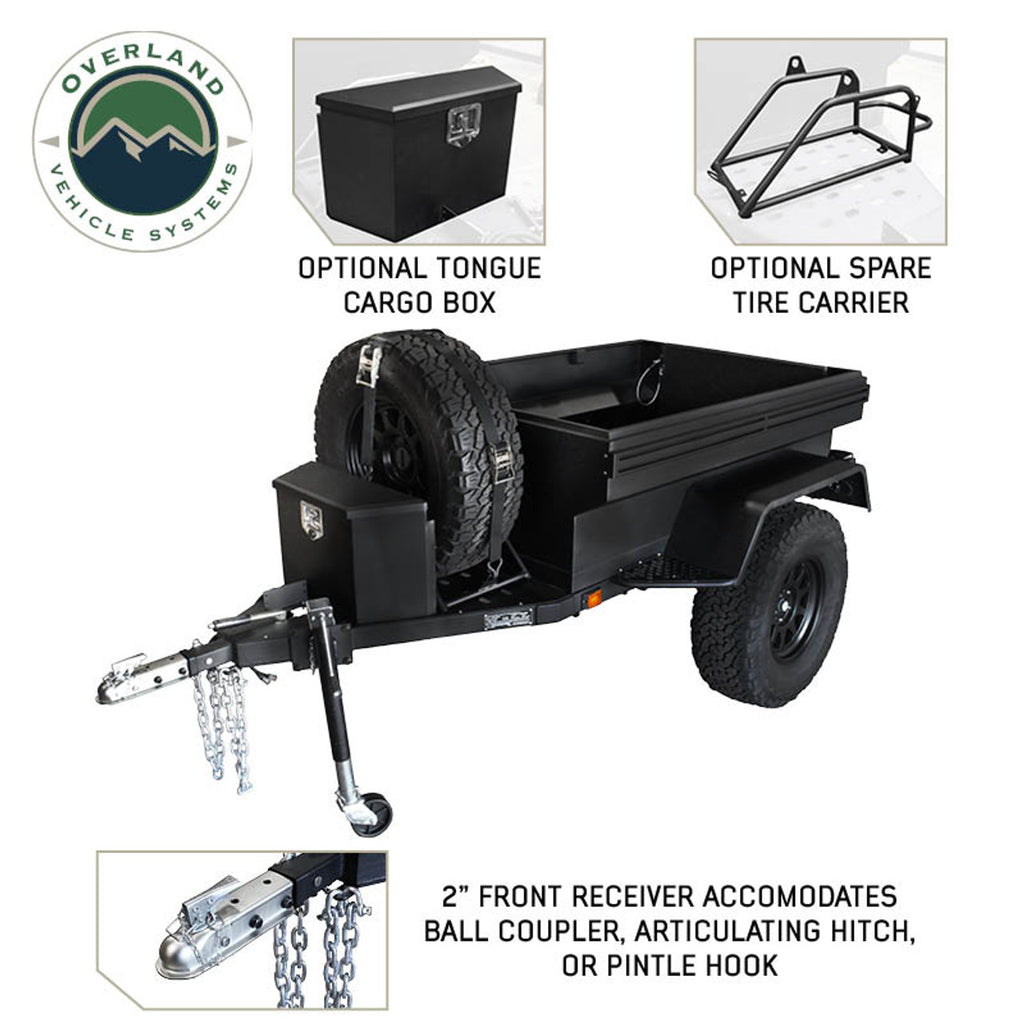 Off-Road Trailer - Military Style With Full Articulating Suspension