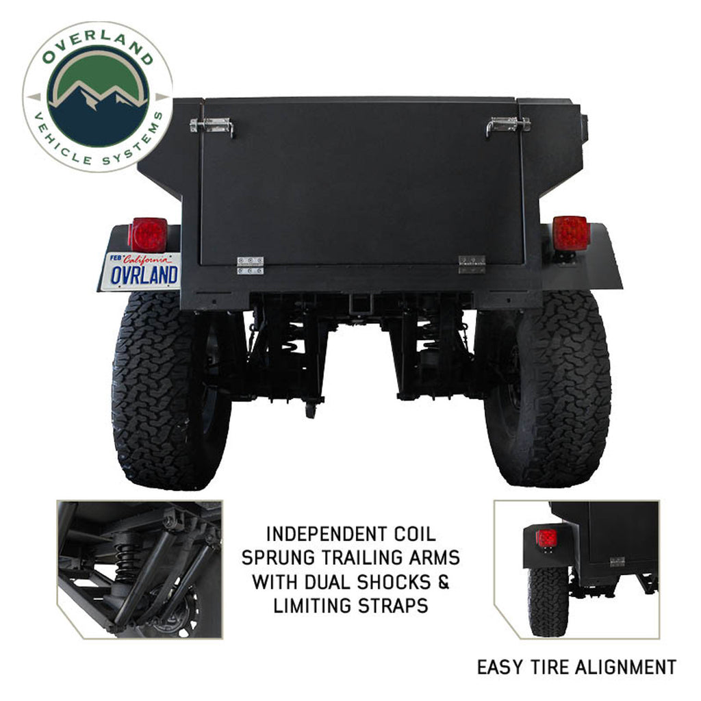 Off-Road Trailer - Military Style With Full Articulating Suspension