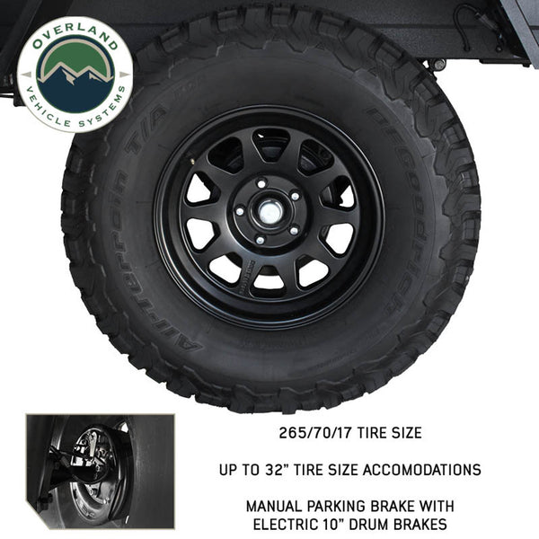 Off-Road Trailer - Military Style With Full Articulating Suspension