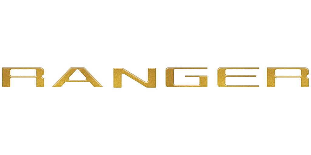 Tailgate Letter Inserts Fits 2024-2025 Ford Ranger
