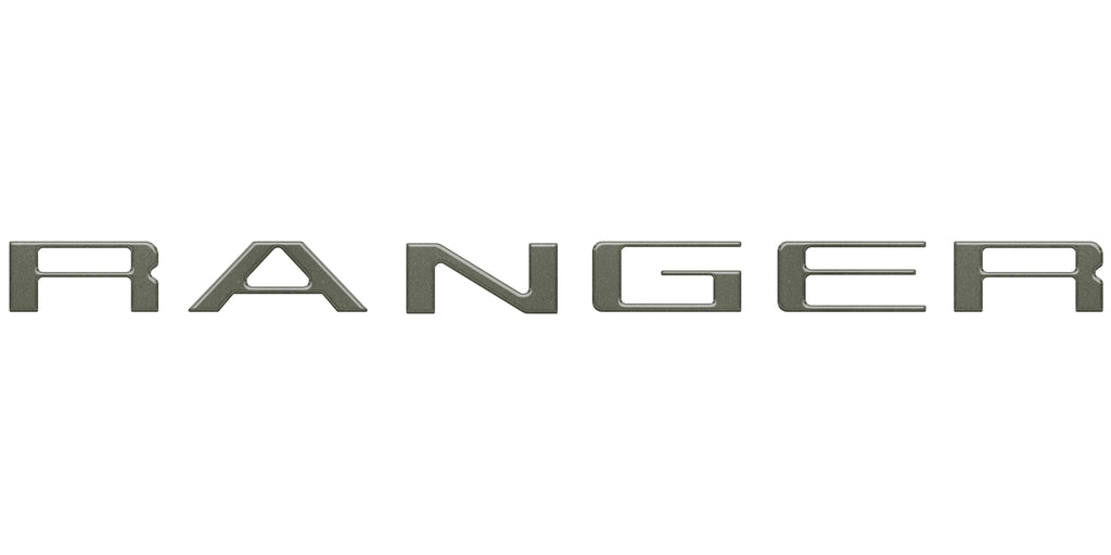 Tailgate Letter Inserts Fits 2019-2023 Ford Ranger
