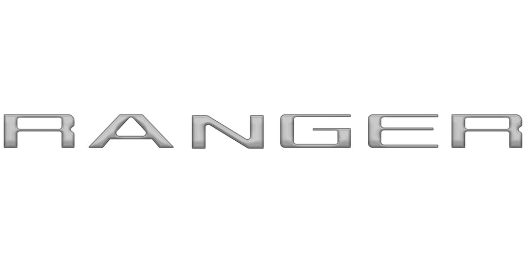 Tailgate Letter Inserts Fits 2019-2023 Ford Ranger