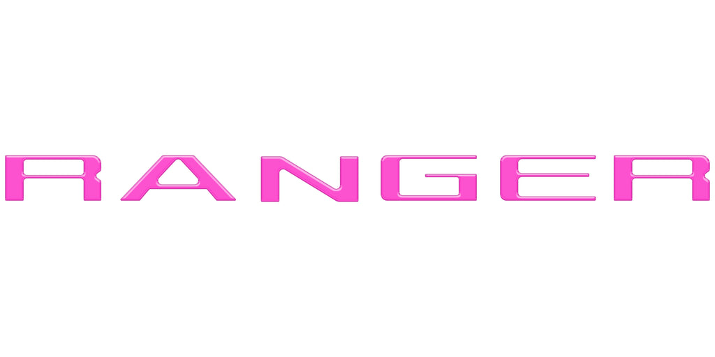 Tailgate Letter Inserts Fits 2024-2025 Ford Ranger