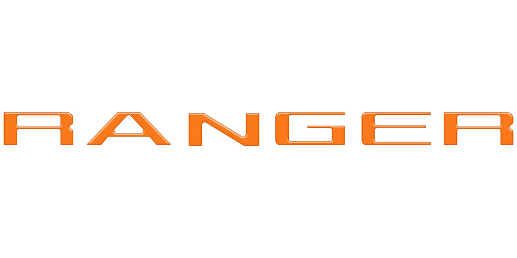 Tailgate Letter Inserts Fits 2024-2025 Ford Ranger