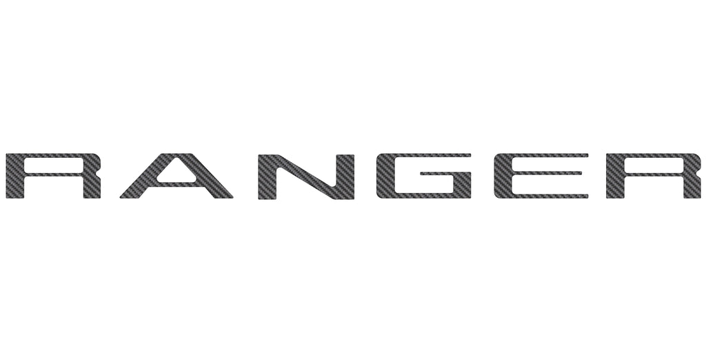 Tailgate Letter Inserts Fits 2019-2023 Ford Ranger