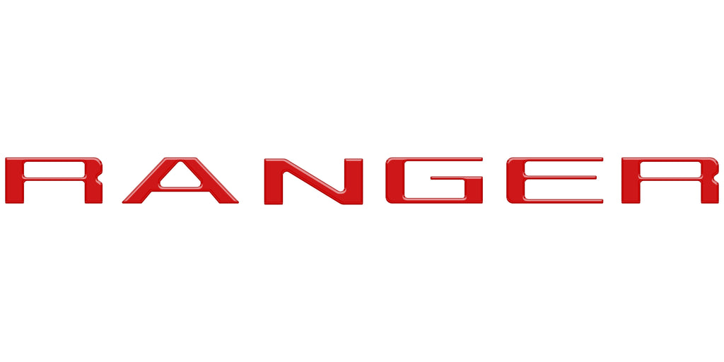 Tailgate Letter Inserts Fits 2024-2025 Ford Ranger