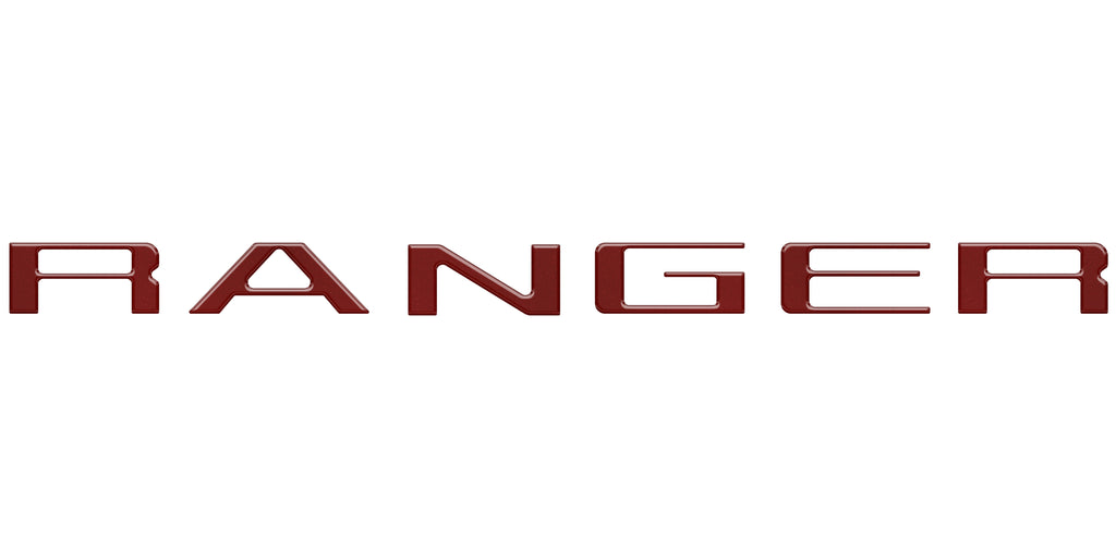 Tailgate Letter Inserts Fits 2019-2023 Ford Ranger