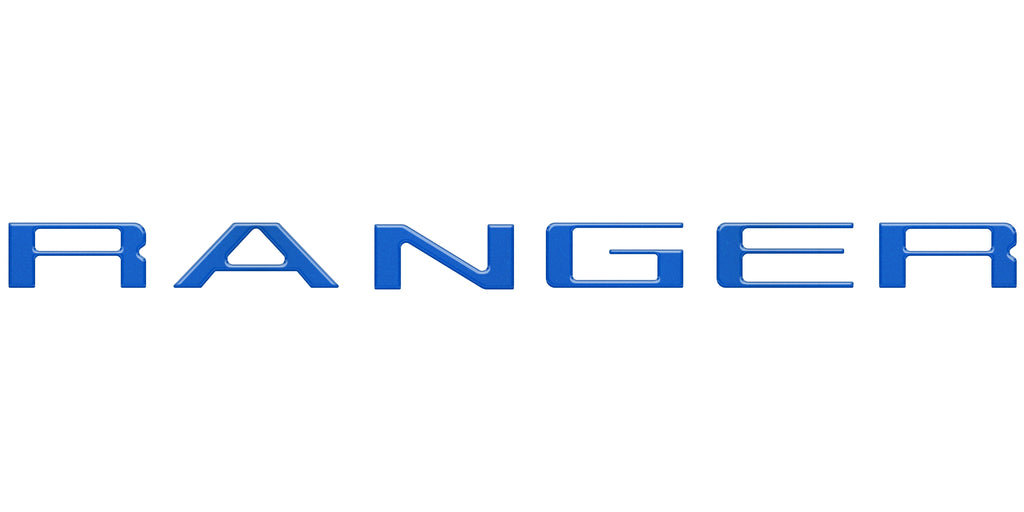 Tailgate Letter Inserts Fits 2024-2025 Ford Ranger