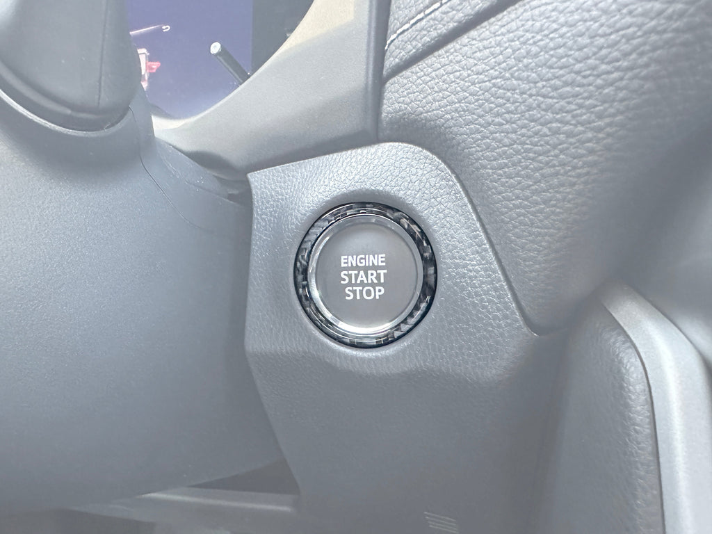 Start Button Accent Trim Fits 2019-2024 Toyota Rav4