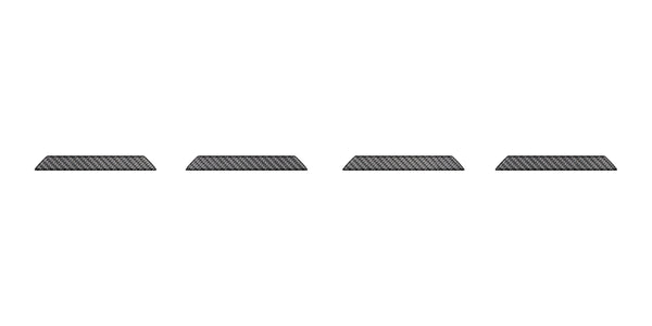 Lower Front Bumper Line Inserts Fits 2025-2026 Toyota 4Runner