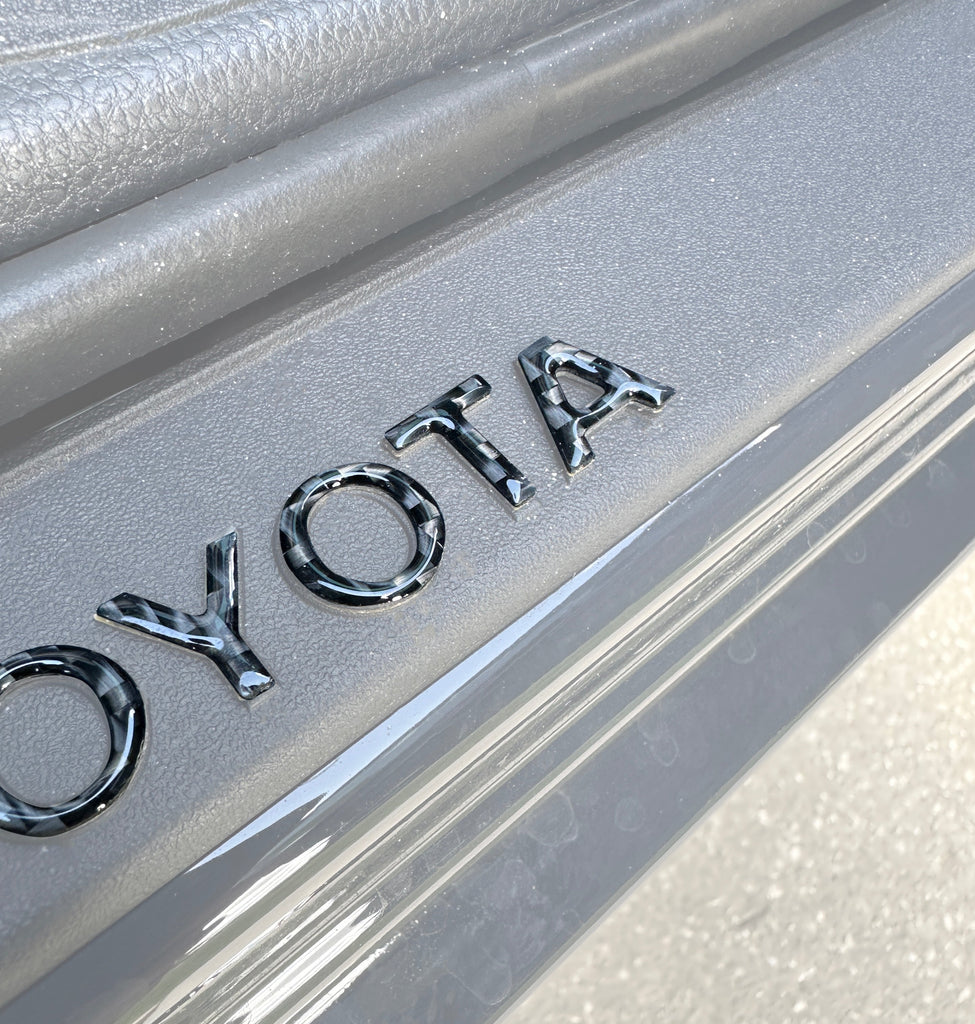 Door Sill Letter Overlays Fits 2025-2026 Toyota 4Runner