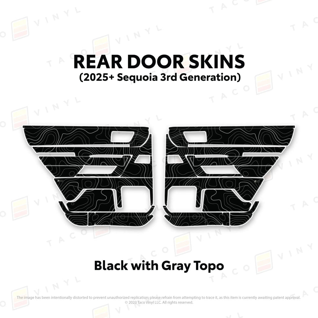 2023+ Sequoia Door Skins