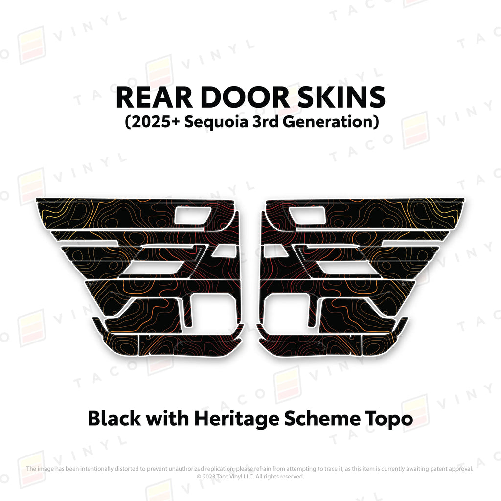 2023+ Sequoia Door Skins