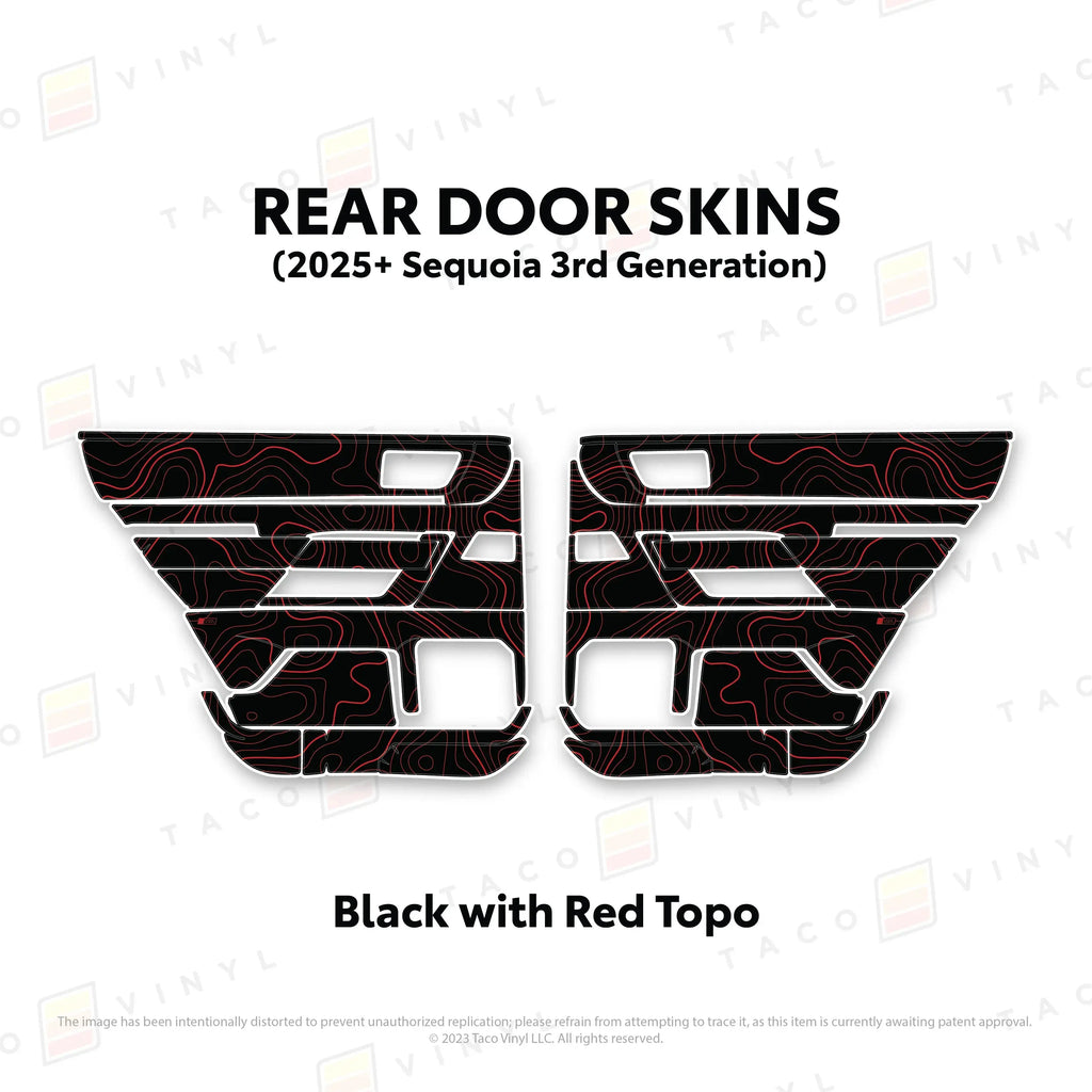 2023+ Sequoia Door Skins