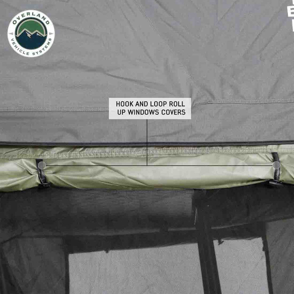 Roof Top Tent Annex Green Base With Black Floor & Travel Cover