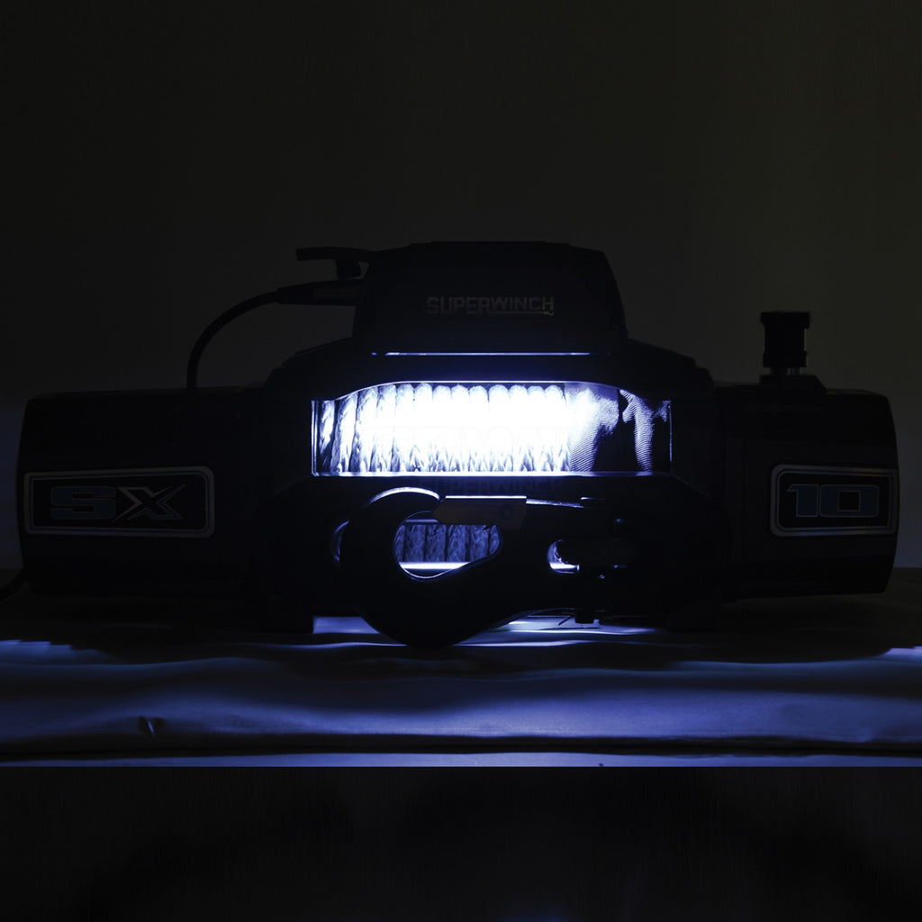 SX10SR 12V DC 10,000lb Synthetic Rope Winch