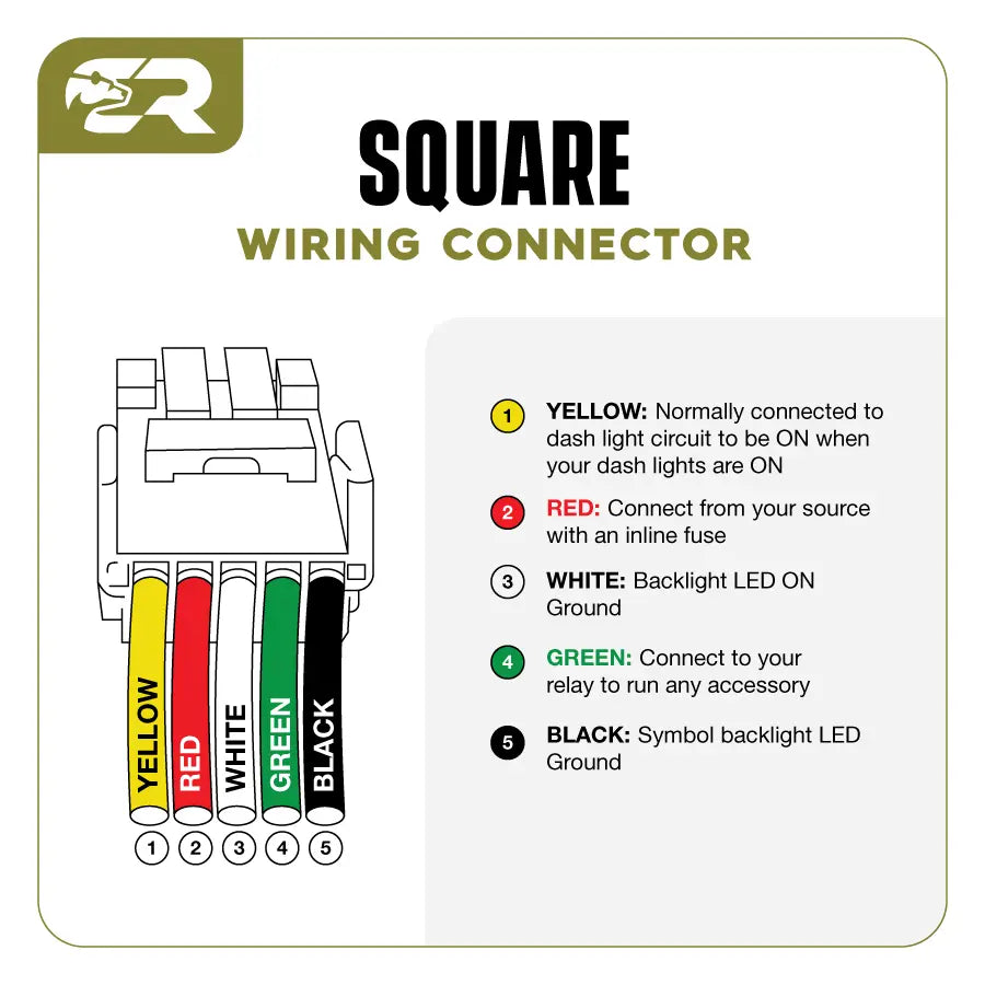 Led Reverse Light Swtch Toyota OEM Square Style