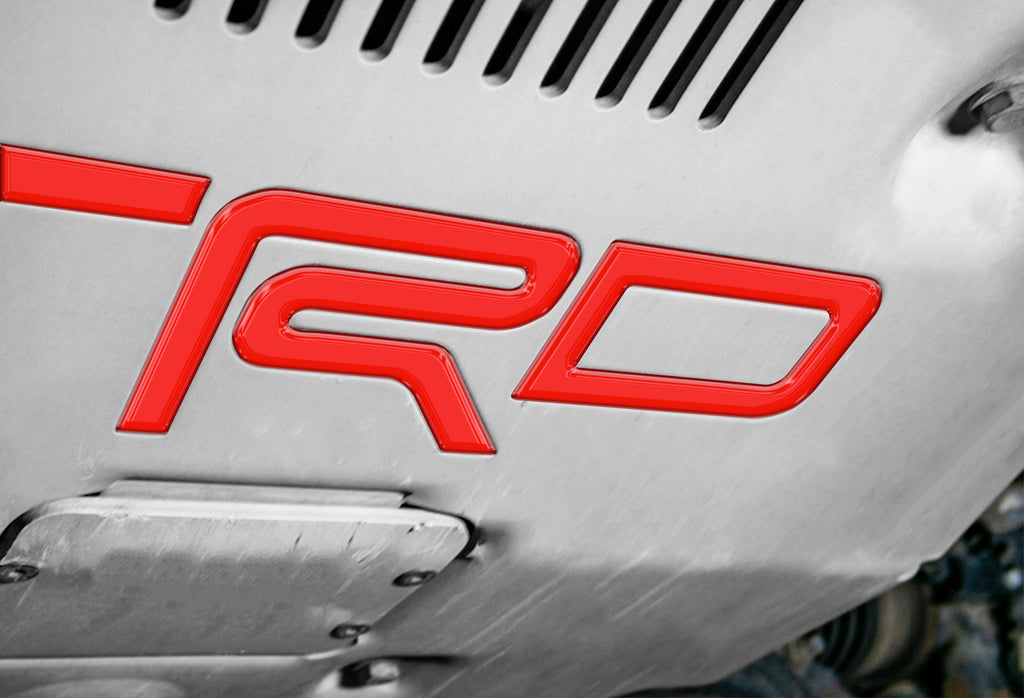Skid Plate Letter Inserts Fits 2016-2026 Toyota Tacoma